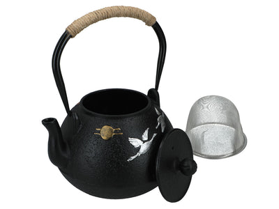 Cast iron teapot with an enamelled insert, 1200ml, with infuser