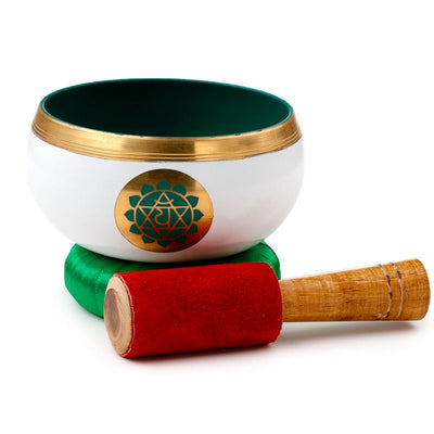 Singing bowl - green chakra, diameter 10 cm, height 5 cm