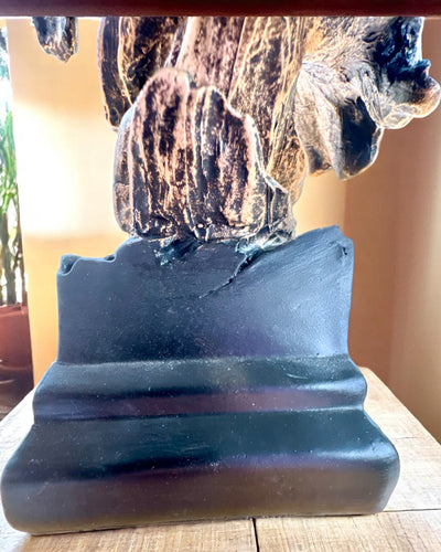 Decorative Statuette "Pride of the Savannah" – Elephant Head Figurine with Engraving Option, as a Gift