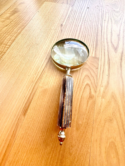 Large Retro Magnifying Glass, personalization option for a gift with engraving - variants available