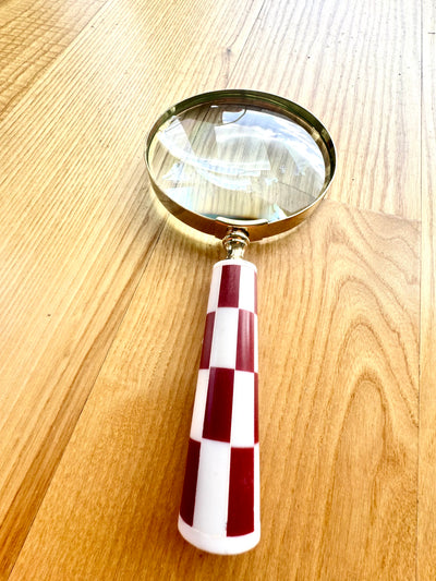 Large Retro Magnifying Glass, personalization option for a gift with engraving - variants available