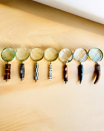 Large Retro Magnifying Glass, personalization option for a gift with engraving - variants available