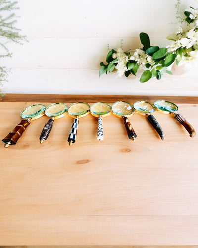 Large Retro Magnifying Glass, personalization option for a gift with engraving - variants available