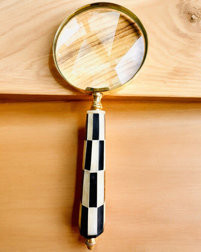 Large Retro Magnifying Glass, personalization option for a gift with engraving - variants available