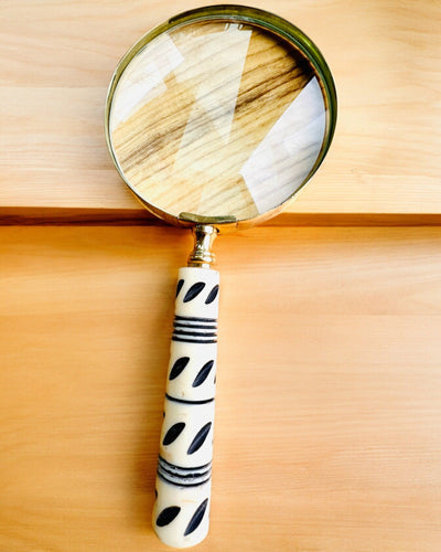 Large Retro Magnifying Glass, personalization option for a gift with engraving - variants available