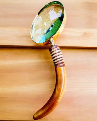 Large Retro Magnifying Glass, personalization option for a gift with engraving - variants available