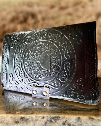 Premium Journal, Antique Design, Leather Notebook "Magic Chronicle" 200 pages, 2 options to choose from, personalization with engraving