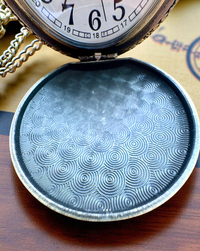 Pocket Watch "Road King" – with Truck Motif, with Engraving, as a Gift