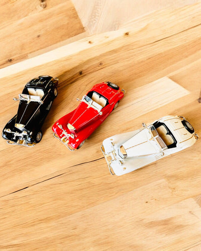 Miniature Model of Classic Retro Cars - personalization option with engraving for a gift, 3 variants to choose from