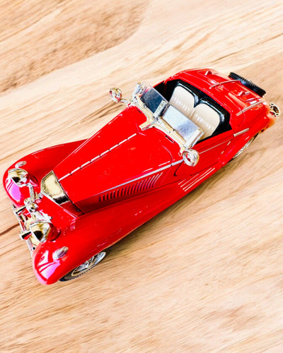 Miniature Model of Classic Retro Cars - personalization option with engraving for a gift, 3 variants to choose from