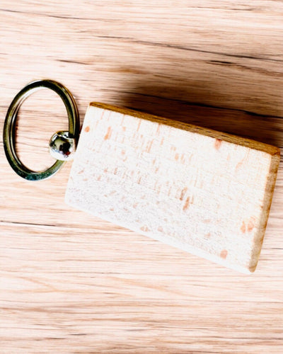 Wooden Keychain with Custom Engraving – Perfect for a Gift