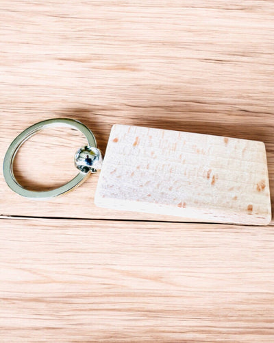 Wooden Keychain with Custom Engraving – Perfect for a Gift