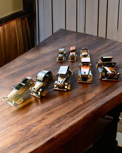 Retro Classic Car, Iron Car - "Vintage Drive" Collection, Car Model, Personalized with Engraving for a Gift