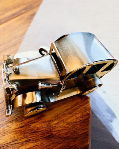 Retro Classic Car, Iron Car - "Vintage Drive" Collection, Car Model, Personalized with Engraving for a Gift