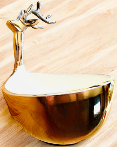 Elegantiška dubenėlis Ragų grožis – Rankų darbo gaminys iš Indijos, personalizavimas graviravimu