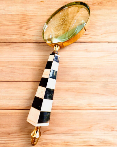 Large Retro Magnifying Glass, personalization option for a gift with engraving - variants available