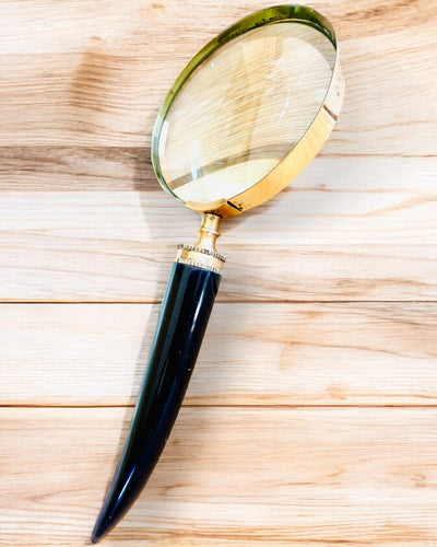 Large Retro Magnifying Glass, personalization option for a gift with engraving - variants available