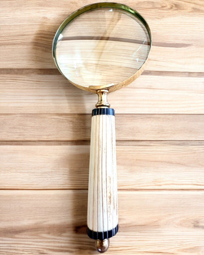 Large Retro Magnifying Glass, personalization option for a gift with engraving - variants available