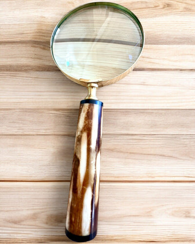 Large Retro Magnifying Glass, personalization option for a gift with engraving - variants available