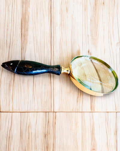 Large Retro Magnifying Glass, personalization option for a gift with engraving - variants available