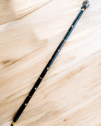 "Majesty Cane" Walking Stick Wooden Handcrafted, engraving option available, 2 variants to choose from