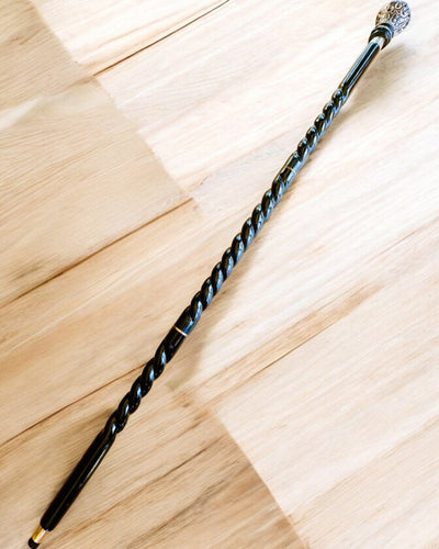 "Majesty Cane" Walking Stick Wooden Handcrafted, engraving option available, 2 variants to choose from