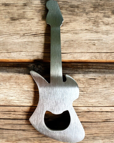 Guitar Rock'n'Open Bottle Opener, 2 variants, engraving personalization for a gift