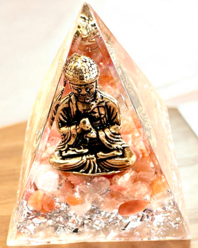 "Meditation of Peace" Energy Pyramid with Gemstones