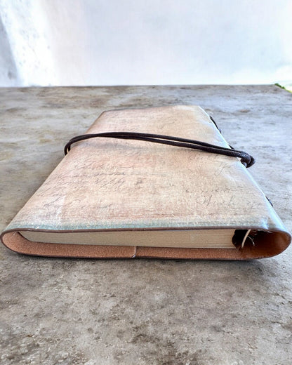Vintage Memoire Notebook with personalized engraving - 3 designs to choose from, gift notebook