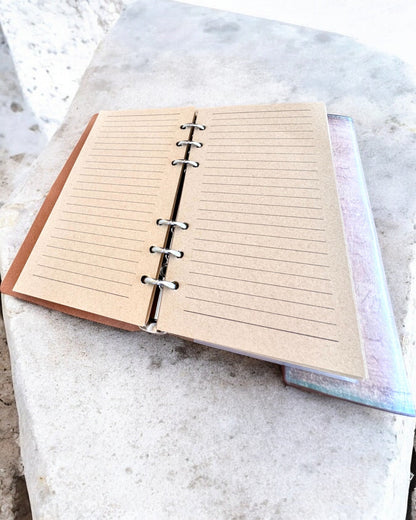 Vintage Memoire Notebook with personalized engraving - 3 designs to choose from, gift notebook