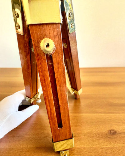 Catalejo Celestial en soporte de madera 41 cm, opción de personalización con grabado como regalo