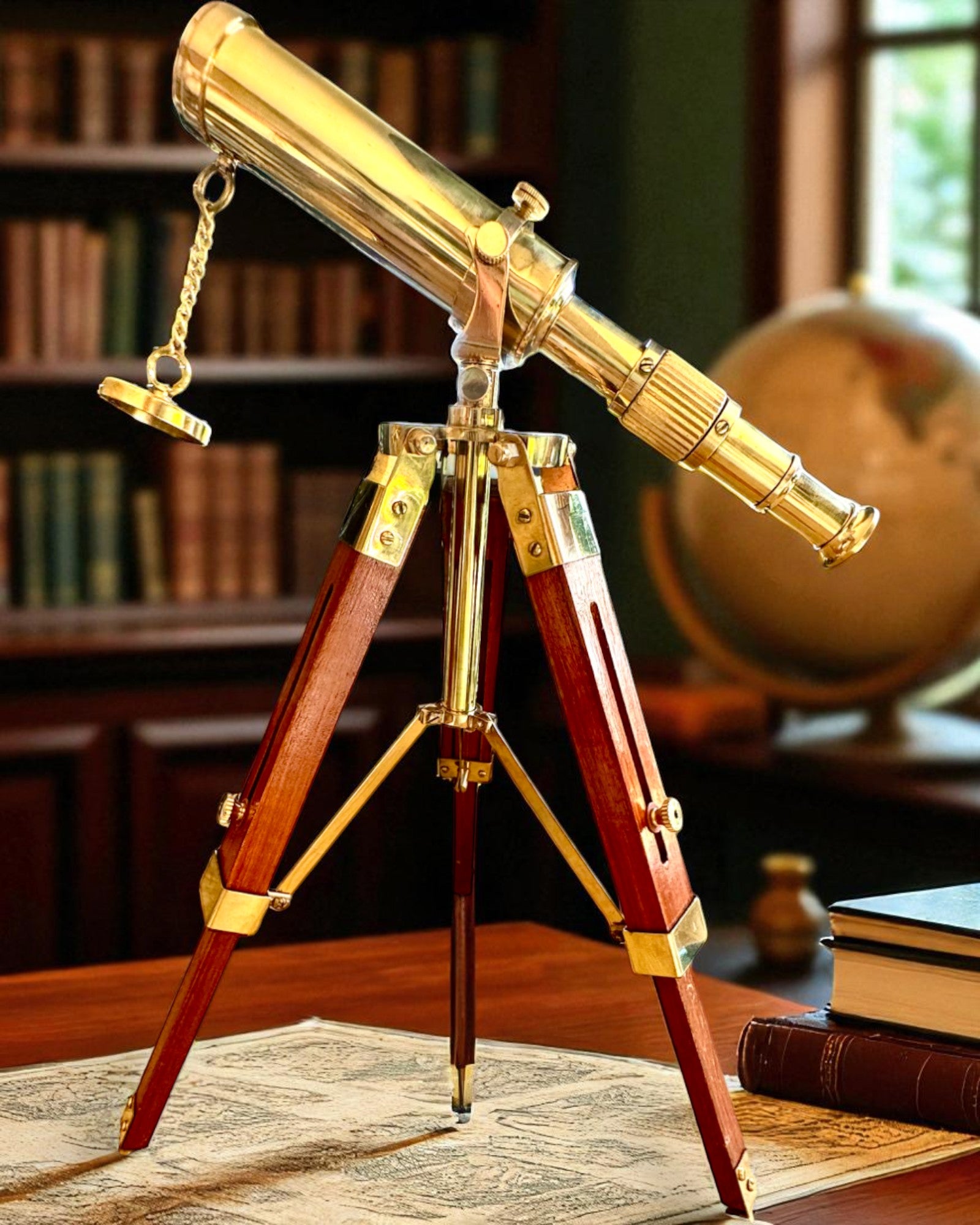 Debesu lode uz koka statīva 41 cm, iespēja personalizēt ar gravējumu kā dāvanu