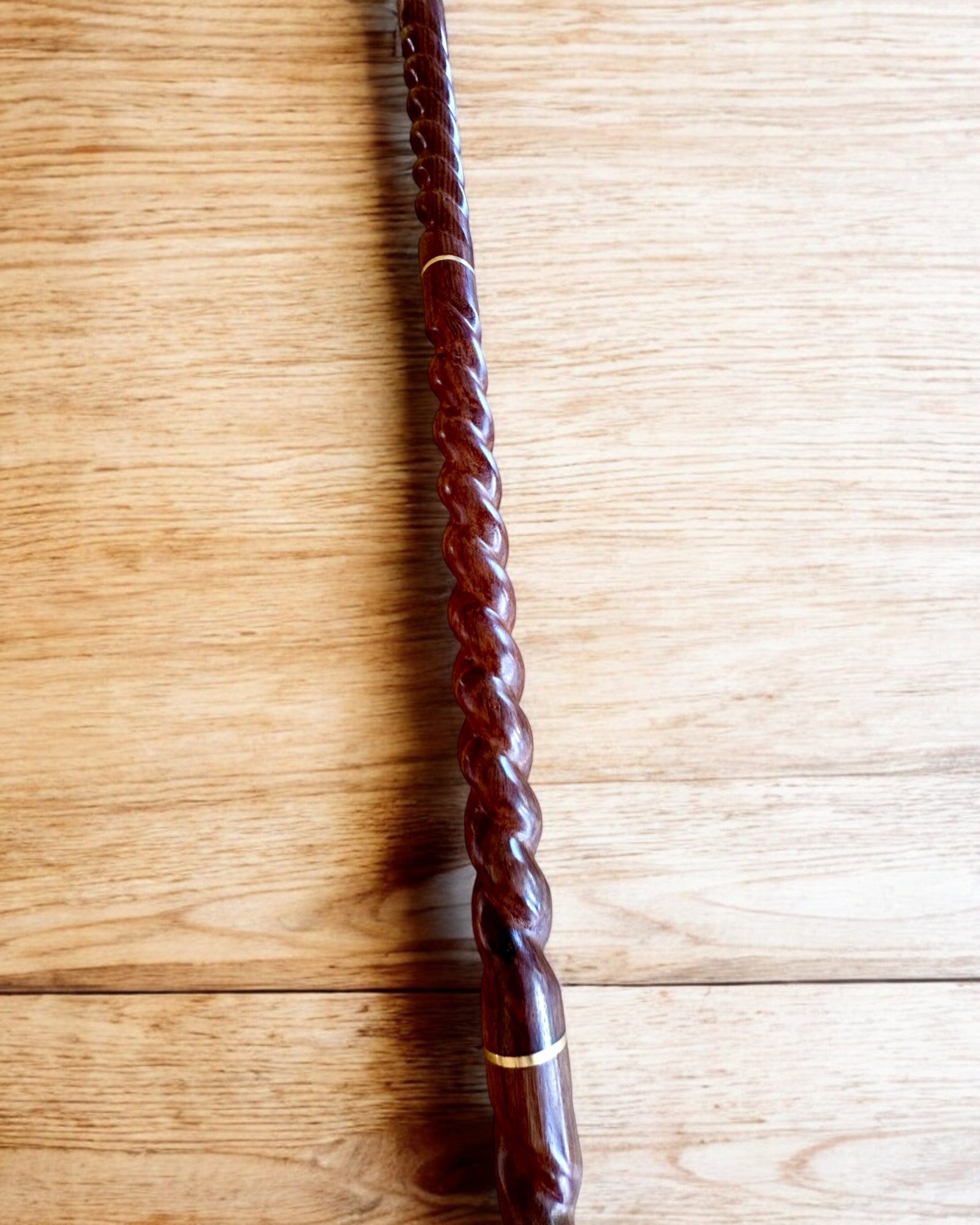 Bastón de paseo - WIKING con cabeza en forma de martillo de guerra, posibilidad de personalización con grabado para regalo