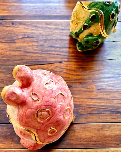 Cutie decorativă elegantă „Żabi Skarb” pentru cadou personalizat, cu opțiune de gravare