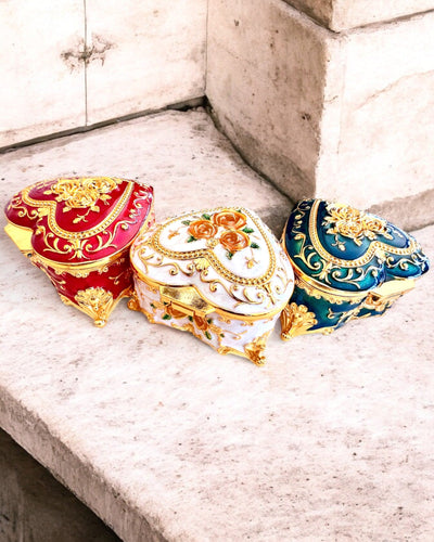 Caja de joyería "Royal Elegance" - con opción de grabado para regalo, 3 variantes a elegir