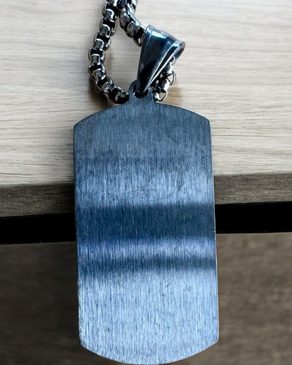 Collar Masculino Fuerza Elegante - personalización con grabado para regalo