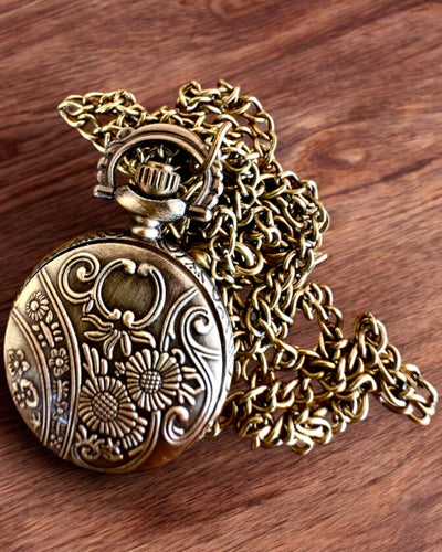 Pocket watch "Rybia Łuska" with engraving option for a gift