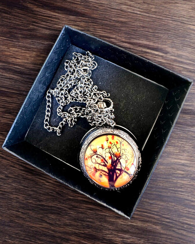 Карманний годинник "Дерево Життя" з можливістю гравіювання на подарунок