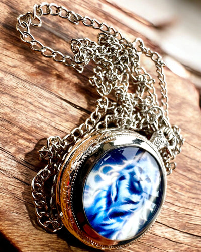 Ceas de buzunar „Pisica Stelară” cu posibilitate de gravare, 2 variante de culoare disponibile