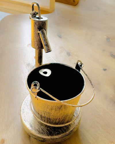 Stilinga metalinė peleninė „Rustic Charm“ 19-23 cm aukščio, 8 variantai pasirinkimui, graviravimas pagal pageidavimą