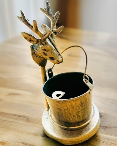 Stilinga metalinė peleninė „Rustic Charm“ 19-23 cm aukščio, 8 variantai pasirinkimui, graviravimas pagal pageidavimą