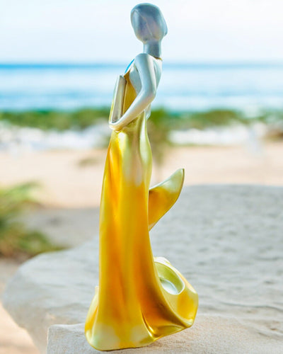 Elegants pudeles statīvs - Dāmas statuja - personalizācija ar gravējumu, 2 varianti pēc izvēles