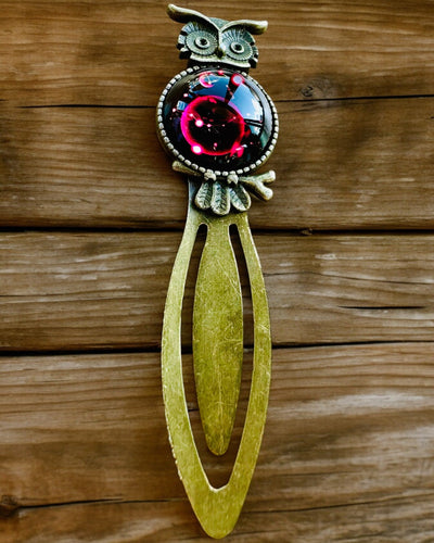 "Owl with Constellations" Bookmark - 12 Variants to Choose From, Customization with Engraving
