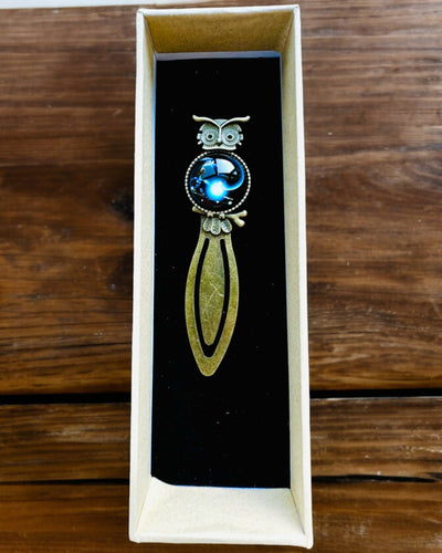 "Owl with Constellations" Bookmark - 12 Variants to Choose From, Customization with Engraving