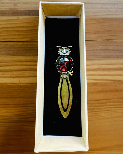 "Owl with Constellations" Bookmark - 12 Variants to Choose From, Customization with Engraving