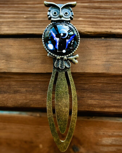 "Owl with Constellations" Bookmark - 12 Variants to Choose From, Customization with Engraving