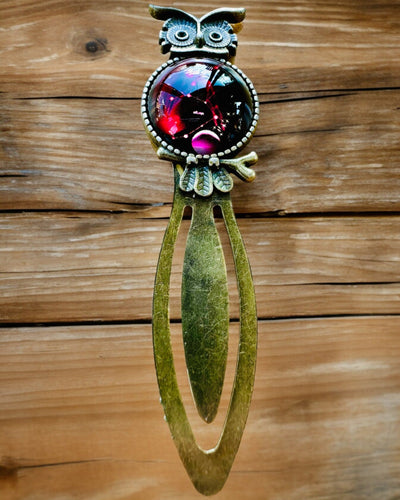 "Owl with Constellations" Bookmark - 12 Variants to Choose From, Customization with Engraving