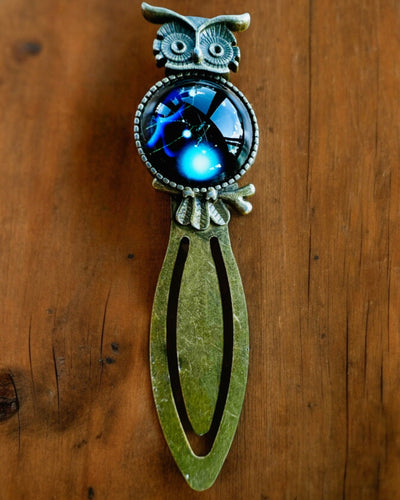 "Owl with Constellations" Bookmark - 12 Variants to Choose From, Customization with Engraving