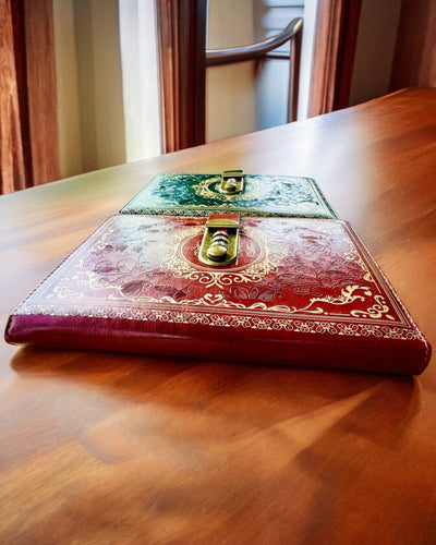 Ekskluzīvs Ādas Piezīmju Bloks "Sekretnik" A5 ar Ciparu Slēdzeni - personalizācija ar gravējumu