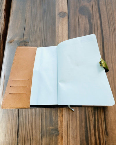 Ekskluzīvs Ādas Piezīmju Bloks "Sekretnik" A5 ar Ciparu Slēdzeni - personalizācija ar gravējumu